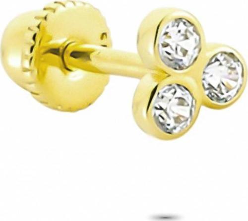 Altın Üç Taş Helix Piercing