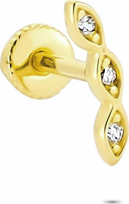 Altın Üç Taş Helix Piercing