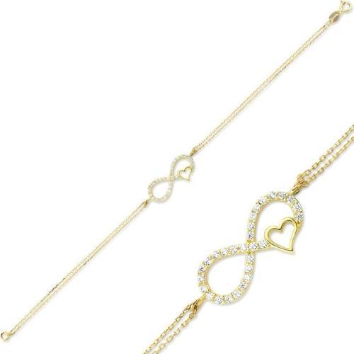 Altın Sonsuzluk Bileklik