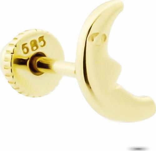 Altın Yarım Ay Helix Piercing