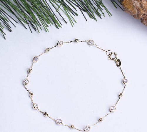 Altın Taşlı Bileklik