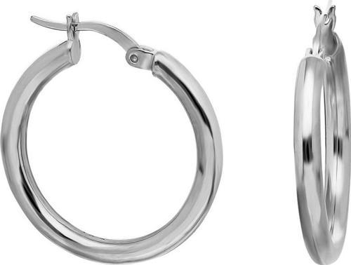 Gümüş 2 cm İnce Halka Küpe