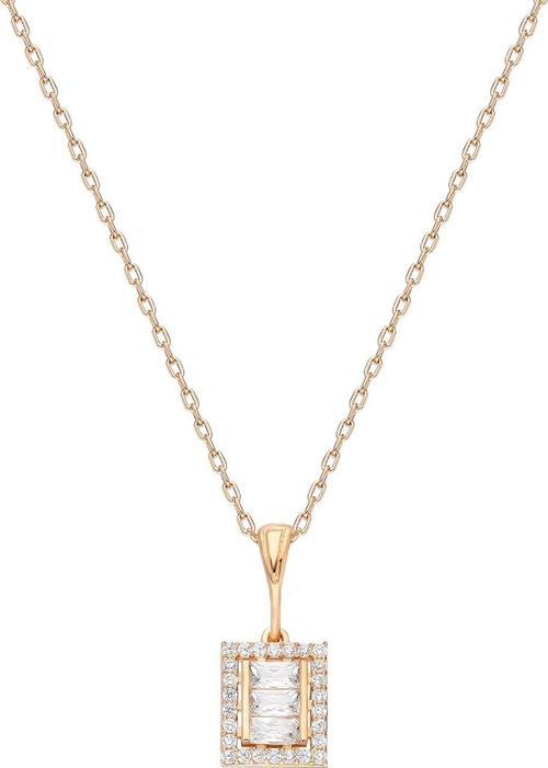 Gümüş Baget Taşlı Kolye