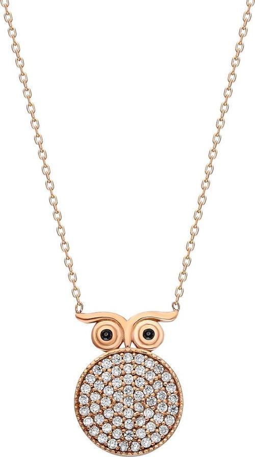 Gümüş Baykuş Kolye