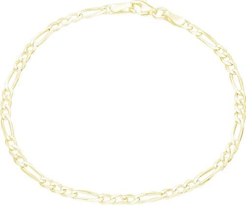 Gümüş Sarı Figaro Zincir Bileklik