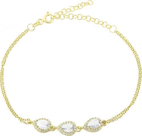 Gümüş Anturaj Damla Bileklik