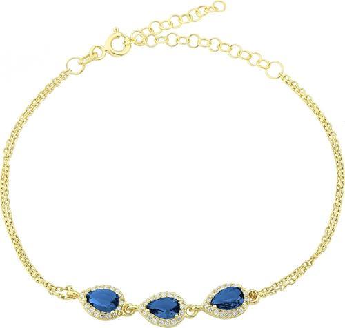 Gümüş Anturaj Damla Bileklik