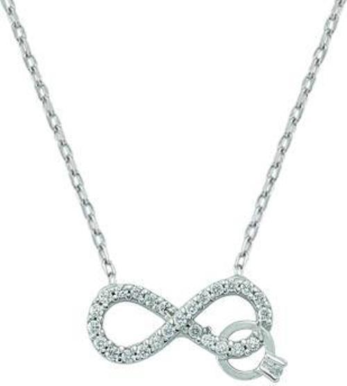 Gümüş Sonsuzluk Kolye