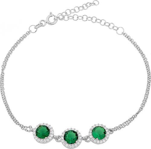 Gümüş Anturaj Yuvarlak Bileklik