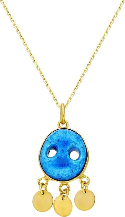 Gümüş Süryani Nazar Kolye