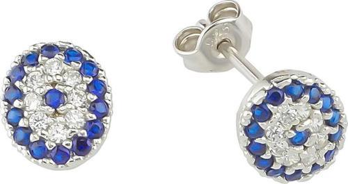 Gümüş Nazar Küpe