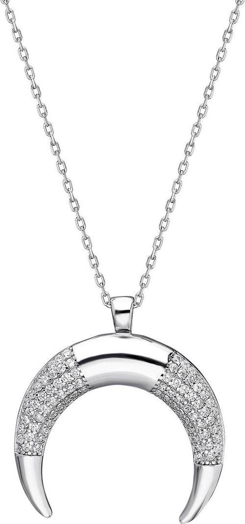 Gümüş Hilal Kolye