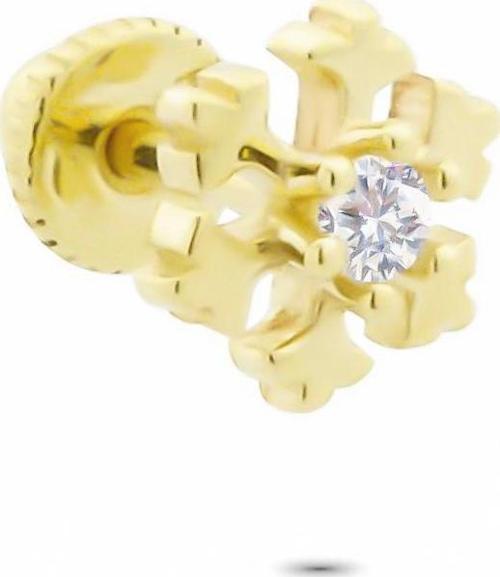 Altın Kar Tanesi Helix Piercing
