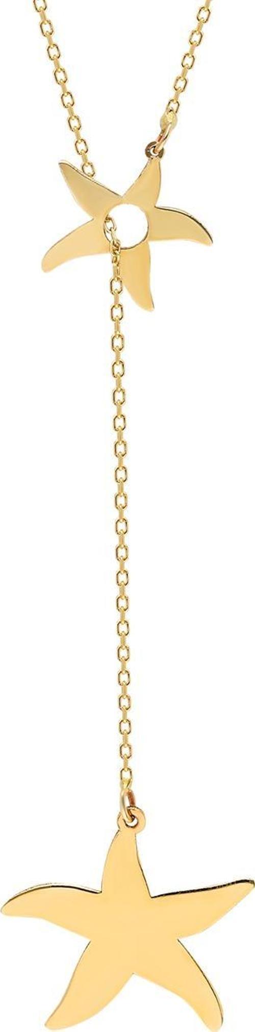 Altın Deniz Yıldızı Kolye