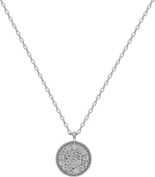 Gümüş Yuvarlak Kolye