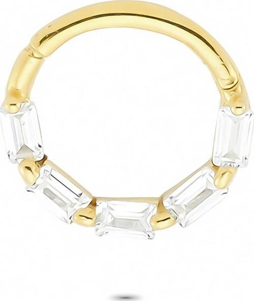 Altın Geometrik Halka Piercing