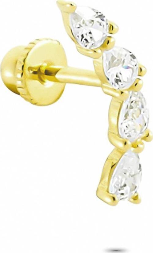 Altın Geometrik Helix Piercing