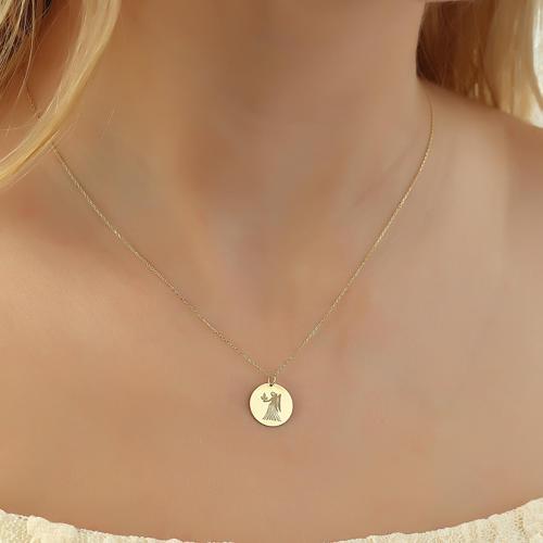 Altın Başak Burcu Kolye