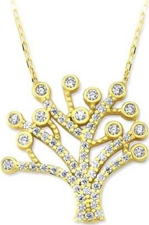 Altın Hayat Ağacı Kolye
