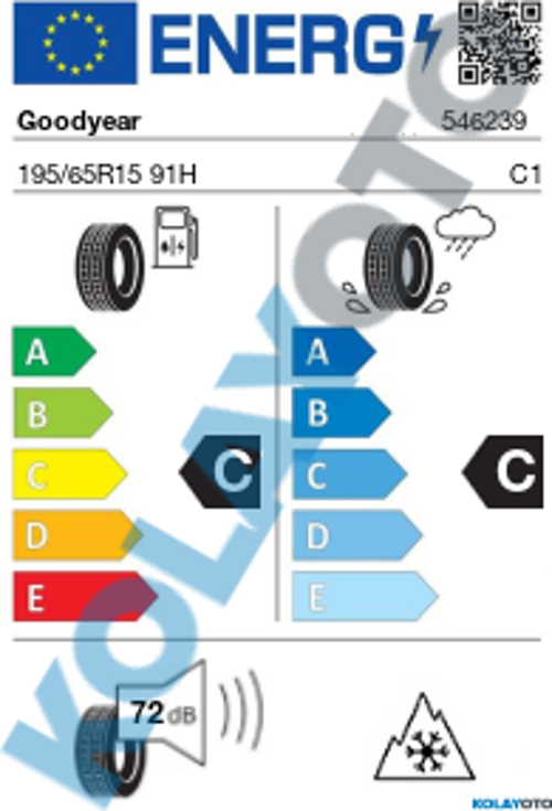 UltraGrip 8 195/65R15 91H (Kış) (2023)