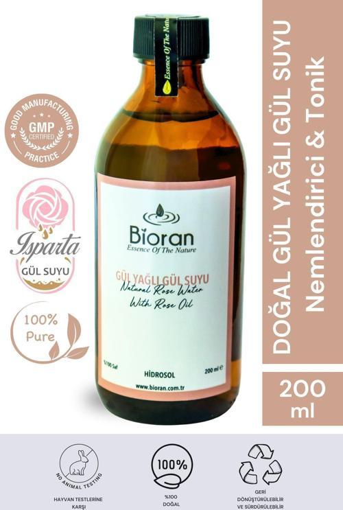 Gül Yağlı Gül Suyu Aydınlatıcı Ve Gözenek Sıkılaştırıcı Tonik 200 ml