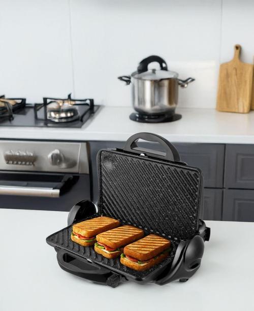 Orion Tost Ve Izgara Makinesi 180° Açılabilir 1800w Siyah