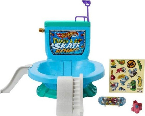 Skate Fingerboard Toilet Bowl Skate Set HXL16
