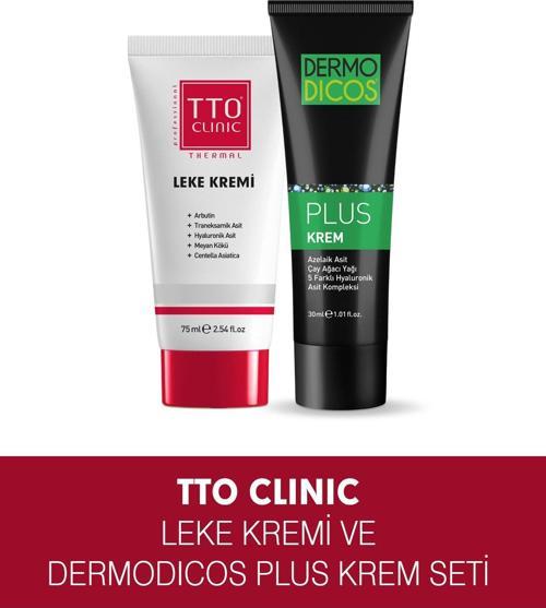 CLINIC LEKE KREMİ 75ML + DERMODICOS PLUS KREM 30ML HEDİYE
