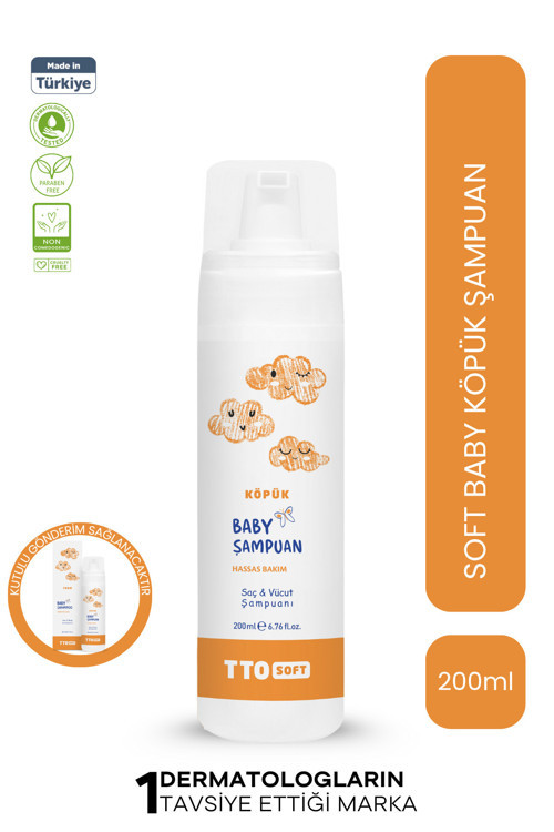SOFT BEBEK KÖPÜK ŞAMPUANI 200 ML