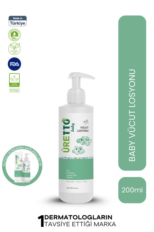 ÜRETTO BABY VÜCUT LOSYONU 200 ML