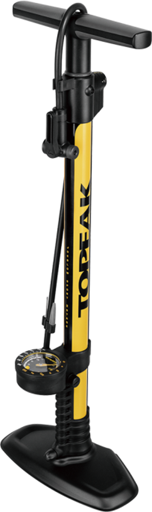 JoeBlow Sport 2 Stage Ayaklı Bisiklet Pompası TJB-S2STG Siyah Sarı