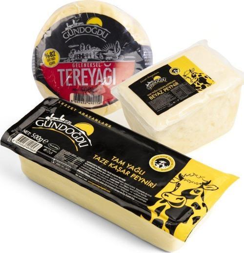 Kahvaltılık Seti - Toplam 1600gr Beyaz Peynir - Kaşar Peynir - Tereyağı