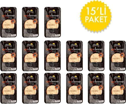 Kaşar Peynir Dilimli Çeşnili 75gr 15'li