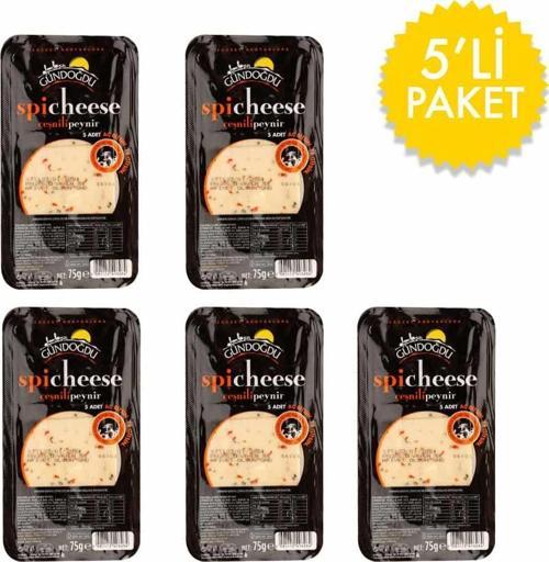 Kaşar Peynir Dilimli Çeşnili 75gr 5'li
