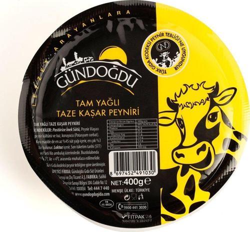 Taze Kaşar Peynir 400 gr