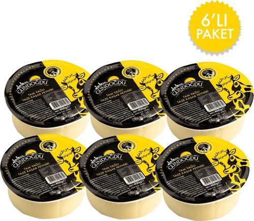 Taze Kaşar Peynir 400 gr 6'lı