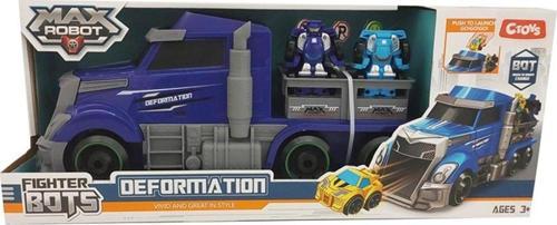 Oyuncak Taşıyıcı Tır ve Robota Dönüşebilen Mini Araçlar L017-8 (Karışık Model 1 Adet)