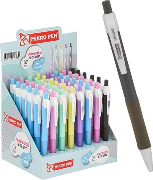 Versatil Kalem (Mekanik Kurşun Kalem) Pastel Renkler Standlı 0.7 Mm 830P-48 (48 Li Paket)