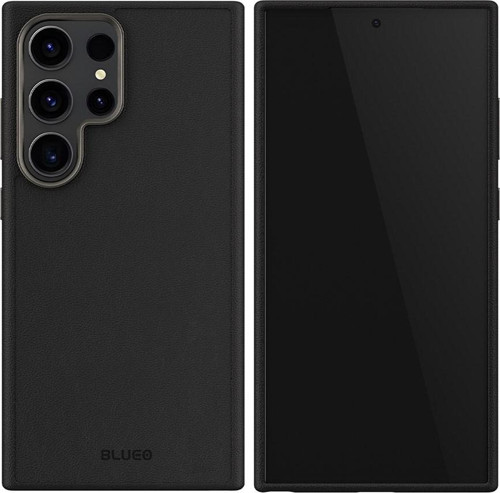 Sam S24 Uyumlu Siyah Deri Premium Telefon Kılıfı