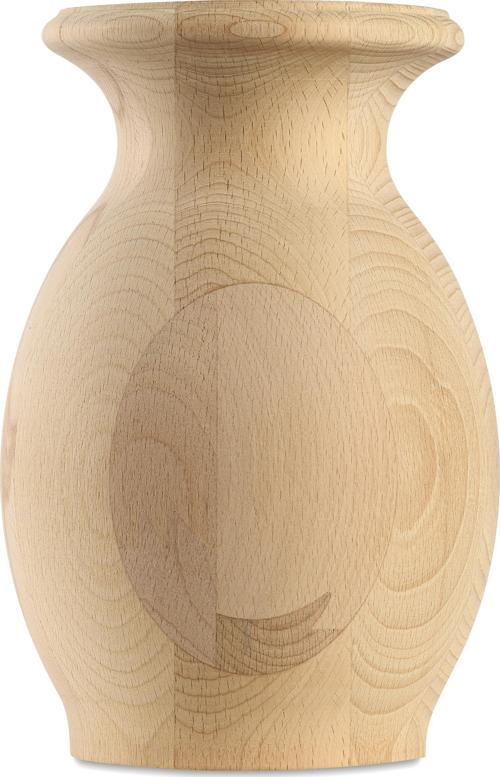 Ahşap Kayın Vazo / STBL1008