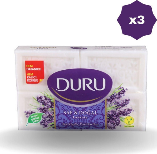 Beyaz Gül Duş Sabunu 4'Lü 150 Gr X 3 Adet