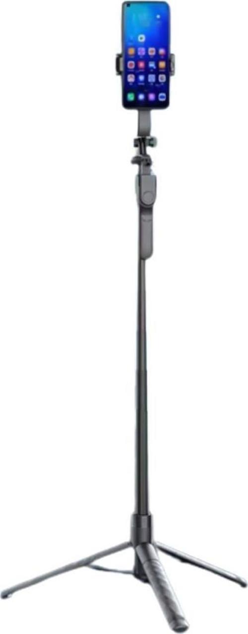 Uzaktan Kumandalı Bluetooth Selfie Çucuğu Monopod Uzunluk Ayarlamalı Tripod Canlı Yayın Standı