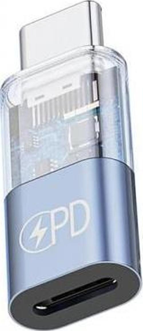 30W Şarj Destekli Lightning to Type C Çevirici Dönüştirici Adaptör, Şarj ve Veri Aktarım Çevirici