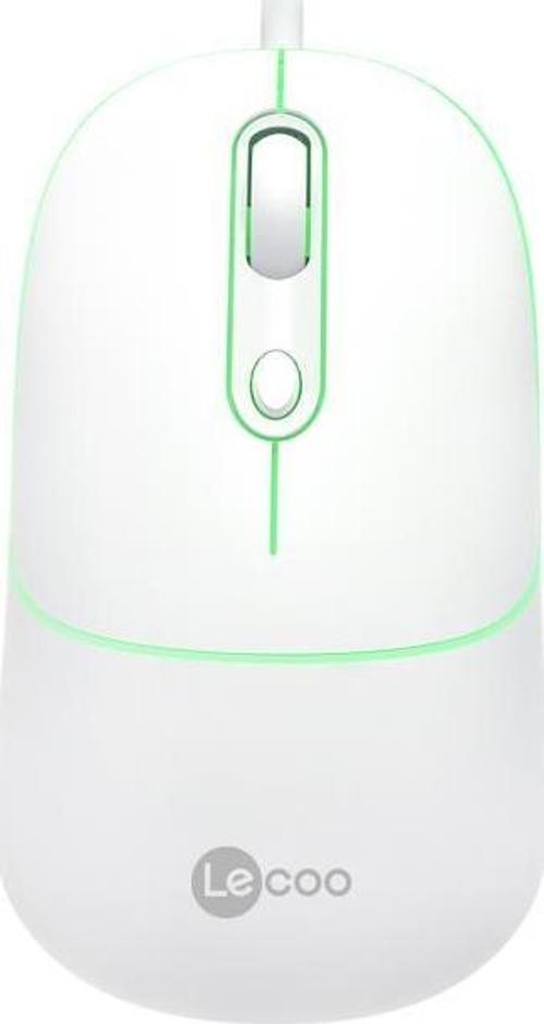 Ms110 Usb Kablolu Rgb 2400dpı 4 Tuşlu Sessiz Click Mouse Beyaz