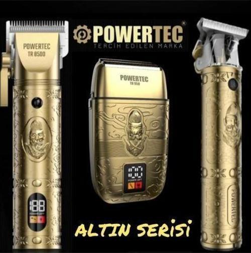 Altın Serisi 3'lü Set Saç Kesim Makinesi Tr-8500+Tr-1818+Tr-950