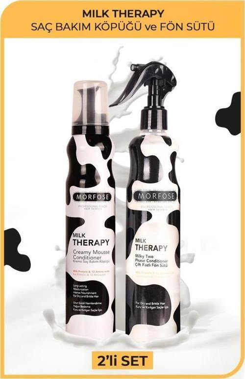 Milk Therapy Saç Bakım Köpüğü 200 ml + Fön Suyu 400 ml