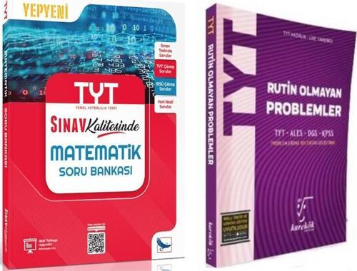 Sınav TYT Matematik ve Karekök Rutin Olmayan Problemler Soru Bankası 2 Kitap Set