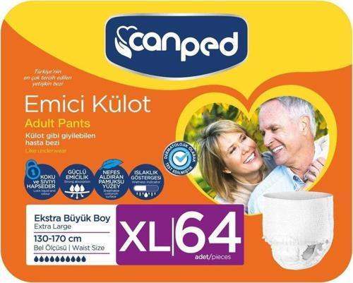 Emici Külot Ekstra Büyük Xl 64 Adet 8'li 8 Paket