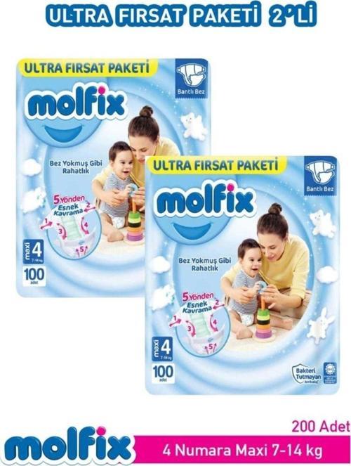 3d 4 Beden Maxi 200 Adet Ultra Fırsat Paketi