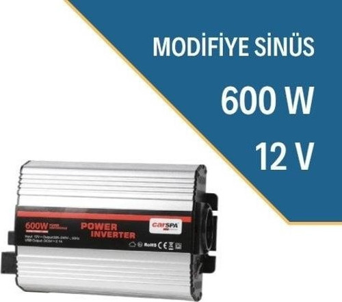 ® 600W-12V MODİFİYE SİNÜS İNVERTER EA7519634